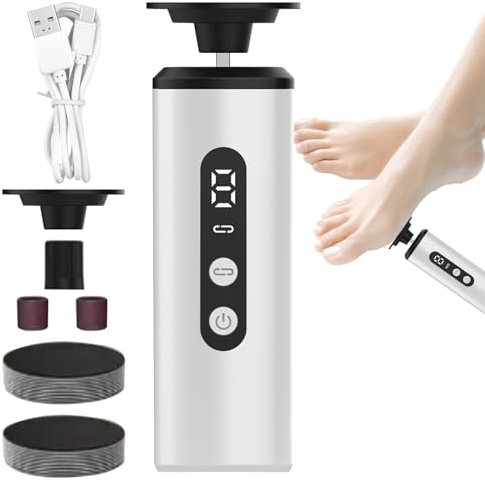 Rimuovi Calli Elettrico Pedicure Ricaricabile Ergonomica 9 Velocità
