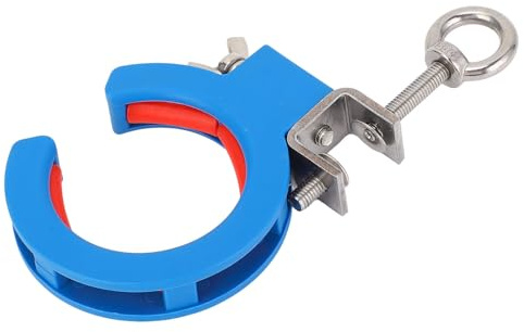Kabelrinne, Rollenrolle, verstellbare Klemme, Hilfseinfädelhilfe, Drahtziehwerkzeug für Innen- und Außenecken, Elektroarbeiten, Edelstahl, Nylon, 65 mm, Blau
