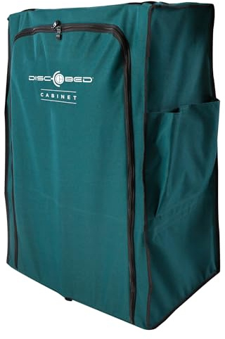 Disc-O-Bed 3-Shelf, 6-Compartment Hanging Zippered Cabinet for Cam-o-Bunks, Green