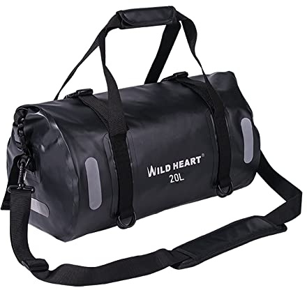 WILD HEART wasserdichte Tasche für Kajakfahren, Camping, Boot, Radfahren 20L 30L 40L