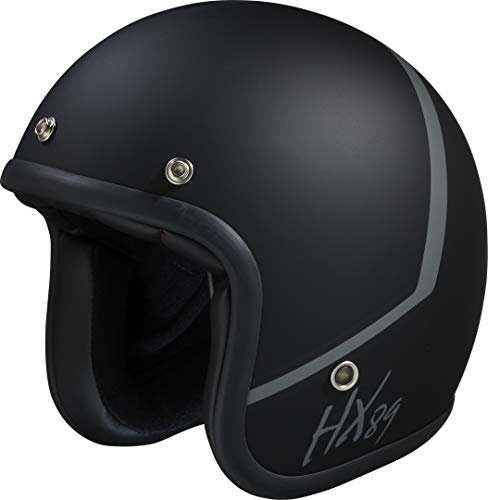 IXS 89 2.0 Jethelm Schwarz Matt/Grau XS (53/54)