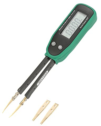 Digitaler Smart-SMD-Tester, LCR-Meter-Pinzette, MASTECH MS8910 Smart Digital SMD-Handwiderstand-Kapazitätstester (Batterie Nicht Im Lieferumfang enthalten)
