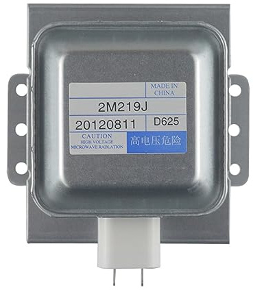 JOYSOG 2M219J magnetrón piezas para horno microondas, 1000 W 2450 MHz, tubo de magnetrón de microondas para piezas de reparación de horno microondas Midea WITOL 2M219J