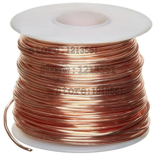 2 mm 99,5% reiner Kupferdraht, rund, massiv, unbeschichtet (Size : 1m)