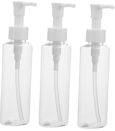 BESPORTBLE 3stücke Transparente Lotion Flaschen Mit Pumpe Nachfüllbar Spender Für Öl Transparent Lotion Flasche Pumpe Spender Flasche