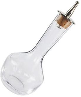 Zerodeko 90ml Glass Absinthe Dispenser Bottle with Lid Crystal Beverage Decanter for Whiskey and Cocktails for Home Bars and Parties Random Color