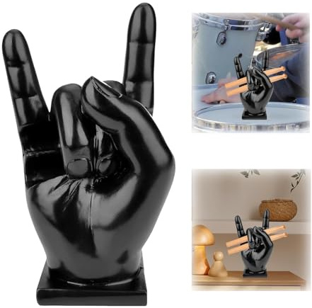 LANZLC Creative Rock Hand, Drumstick Halter, Schlagzeug Zubehör, Drumstick Holder Hand Drum Sticks Halter, Kreativer Trommelstick Halter, Decoration Drumstick Stand, Geschenke für Schlagzeuger