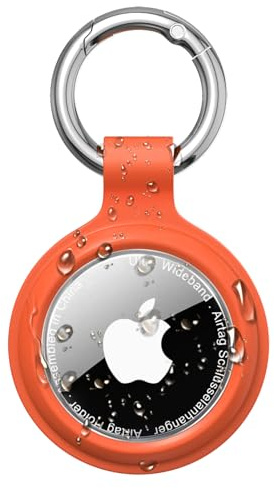 PESTON AirTag Nyckelring, IP67 Hållare för Apple AirTag 1 och 2