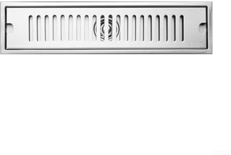 SUS304 Edelstahl-Duschrinne mit selbstdichtendem Kern und großem Paneel-Design (40 x 10 cm)