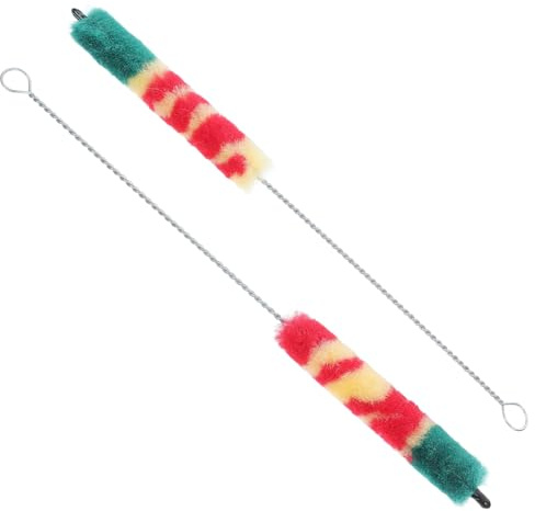 CHICAMPERA 2 Stück Piccolo-Reinigungsbürste Reinigungsbürsten Set Für Musikinstrumente Instrumentenreinigungsbürsten Aus Geschmeidigem Material Leicht Und Tragbar Für Piccolo Und Querflöte
