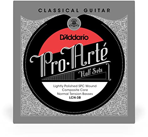 D'Addario Gitarrensaiten Konzertgitarre | Akustikgitarre | Akustik Gitarre Saiten | Classical Guitar Strings | LCN-3B Gitarrensaiten