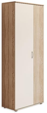 TALENT 3 Scarpiere alte, Rovere Sonoma / Bianco - armadio multiuso versatile con regolabili - 70 x 176 x 35 cm