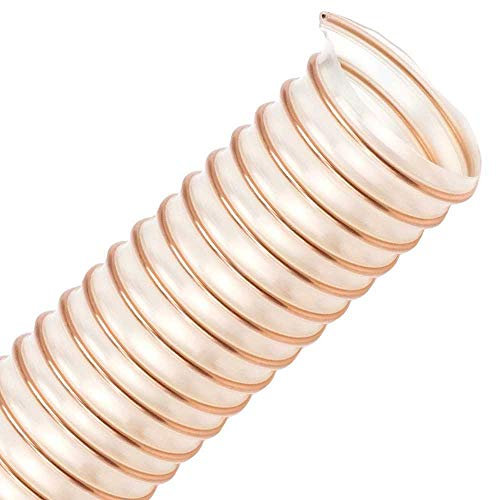 PURTON-MS 150mm (6 Zoll), Meterware - Mittelschwerer PU Absaugschlauch, Förderschlauch flexibel, antistatisch, abriebfest, schwer entflammbar