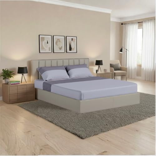 Jenny Sesal Completo letto in Flanella Anti-Pilling - Magenta Singolo, Matrimoniale e una piazza e mezza - stampato e morbido al tatto (Matrimoniale, Grigio)