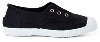 Pisamonas Zapatillas Lona Punta Goma Sin Cordones