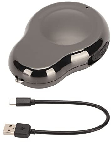 Mini Registratore Videocamera, Registrazione in Loop Automatico 1080P Leggera Riduzione del Rumore Portatile Videoregistratore Tascabile USB Ricaricabile per Riunioni (32 g)