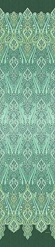 Bassetti RAGUSA Foulard aus 100% Baumwolle in der Farbe Tannengrün V1, Maße: 180x270 cm - 9325924