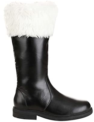 Fun Costumes Santa Claus Men's Boots, Black, XX-Large