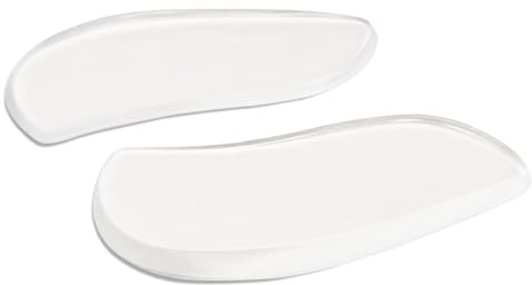 Supination Solette Correzione Heel Gel Coppe Wedge Inserti in silicone per tendinite plantare, fascite per pronazione, per donne e uomini
