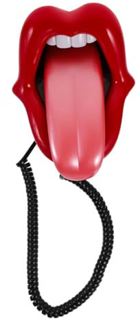 DIYEAH -5056 Cavo Telefonico Red Lip Elegante Telefono Casuale