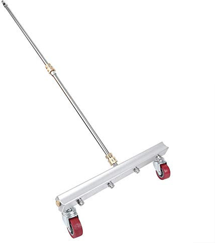 FLEXMAN Undercarriage Pressure Washer, Under Car Washer Cleaner with 4 Hole Sprayer, Pressure Washer Water Broom with Extension Wand for Road Cleaning