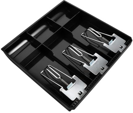 SEWACC Kassenschale Mit Multi-grid Fächern Für Geld Und Münzen Kassenschublade Theke Geldschale Für Kleine Unternehmen Und Büros Ordentliche Aufbewahrung