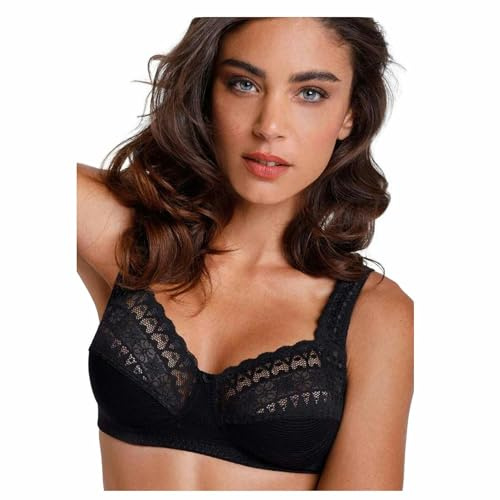 SAGGIO Lovable 15240 Reggiseno Coppa B C LovRing in Morbido Cotone e Pizzo Senza Ferretto Profumatore