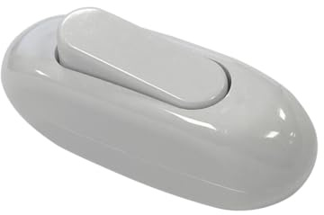 Interruptor conmutador blanco 4A, ideal para controlar iluminación en hogar y oficina, proporcionando un acceso cómodo y eficiente.