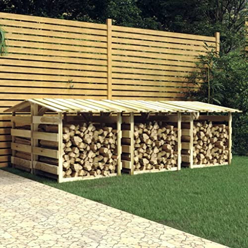 Brokky 3096647 Pergole con Tetto 6 pz 100x90x100 cm Legno di Pino Impregnato-Gazebo a Pergola, Pergolato, per la Protezione dal Sole e Arredamento Esterni