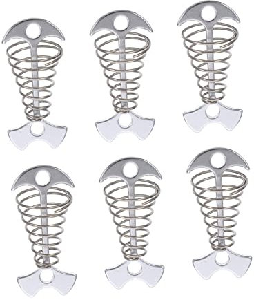 UKCOCO 6stücke Campingzeltnagel Outdoor-federseilschnalle Tragbarer Windseilanker Zeltheringschnalle Für Seilbefestigung Campingwerkzeuge Für Reisen Und Bergsteigen