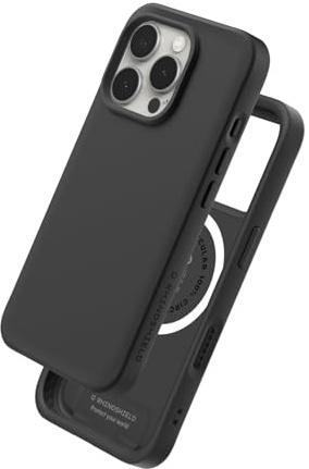 RhinoShield SolidX Hülle für MagSafe für iPhone 16 Pro Max | Starker Magnet, Fallschutz nach Militärstandard, verstärkte Stoßdämpfung, verbesserter Eckenschutz, schlank, leicht