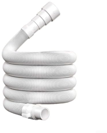 Tubo dell'acqua per scarico della lavatrice con materiali robusti, design a prova di perdite e morsetto per un'installazione sicura e una lunga durata (3 metri)
