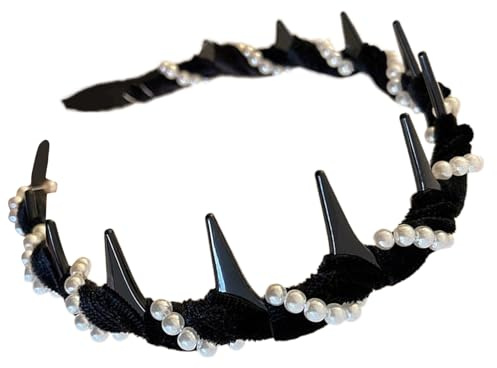 Fascia per capelli ondulati, per ragazze, ragazze, per capelli ondulati, non scivolanti, per donne