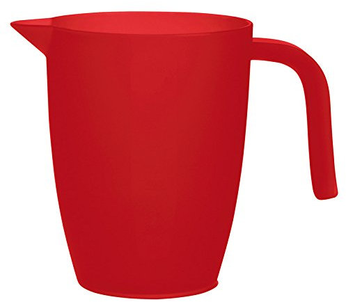 Excelsa Rainbow Jarra medidora, 1 litro, Rojo