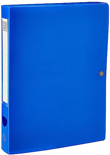 Exacompta Archivbox Opakes Polypropylen A4 Rücken 40mm Blau