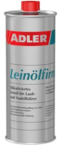 Leinölfirnis- Leinöl für Holz, Holzöl, biologischer Holzschutz- 1 Liter, farblos