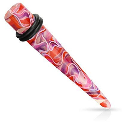 Tapsi´s Coolbodyart® Dehn Stab Expander Acryl Kunststoff PInk Lila 5mm