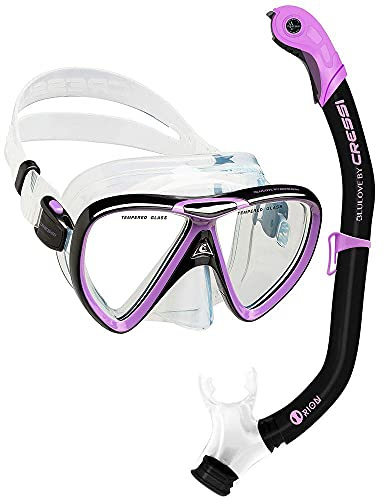 Cressi IKARUS & Orion Combo Clear Black/PINK