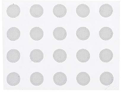 certylu Headphone Accessories,Dust Shell Self-adhesive Earphones Case Steel Mesh Anti-Dust Dustproof 20PCS