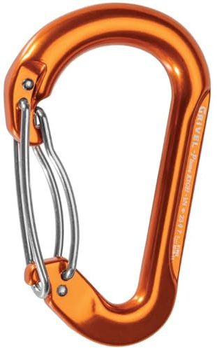 Grivel K3GH Plume Twin Gate HMS mosquetón CE - MOSCHETTONI con Chiusura A Doppia GATA, GV-RSK3GH