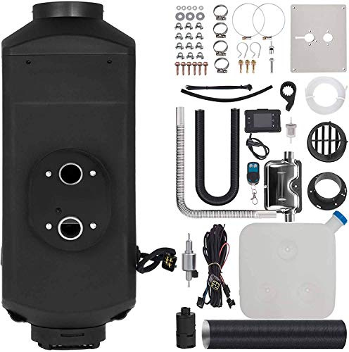 Riscaldatore ad aria diesel 8KW 24 V, riscaldatore da parcheggio con interruttore LCD Termostato LCD per marmitta con telecomando-8kw-24V
