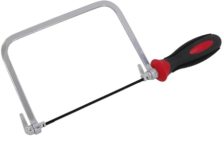 Neilsen CT3056 Coping Saw with 5 Blades | Precision Cutting Tool for Woodworking and DIY Projects | Ergonomic Handle for Comfortable Grip