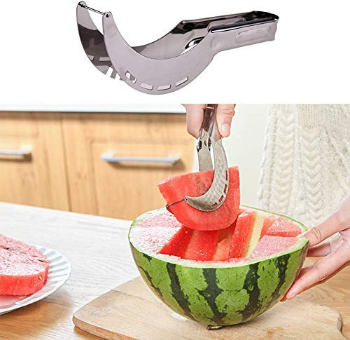 bingx Gadgets de Cocina de Acero Inoxidable máquina de Cortar sandía Cortador de la Fruta Melones Fast Knife sandía Slicer Herramientas de Corte