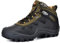 XPETI Men's Leather Waterproof Walking Hiking Boots Trekking Ankle Shoes Black Olive Size 9 UK
