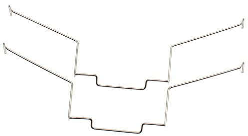 FDXGYH CPU-Kühlkörper-Lüfterschnalle, PC-Mainboard, CPU-Kühlerlüfter, 12 cm, Drahtschnalle, oberer Haken-Typ, Befestigungsclip, 4 Stück