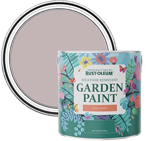 Rust-Oleum Purple Mould-Resistant Garden Paint In Satin Finish - Lilac Wine 2.5L