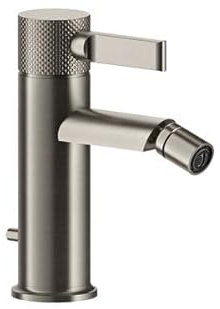 Gessi Inciso- Bidet-Einhebelmischer, mit Ablaufgarnitur 1 1/4, Ausladung 108 mm, 58007, Farbe: Finox Optik