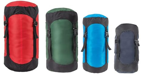 2 Stück Kompressionssack, 5L/8L/18L/25L/35L Leichte Kompressionssäcke Taschen Packsack für Schlafsack, Kleidung, Reisen, Camping, Outdoor