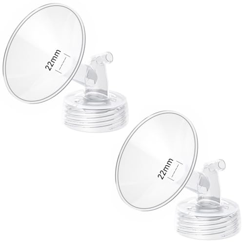 2pcs 22mm Flange Compatible with Spectra S1 S2 9 Plus Synergy Gold Ameda MYA Motif Luna Breast Pump, Replacement to Spectra Pump Parts, Breast Pump Shields 22mm Replace S1 S2 Parts