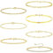 Carreneu 7Pcs Armband Gold Damen Armband Gold Gold Armband Damen Armbänder Gold Damen Schmuck Gold Goldene Armbänder Verstellbares Modeschmuck Armband Set Wasserdichtern Gold Schmuck für Damen